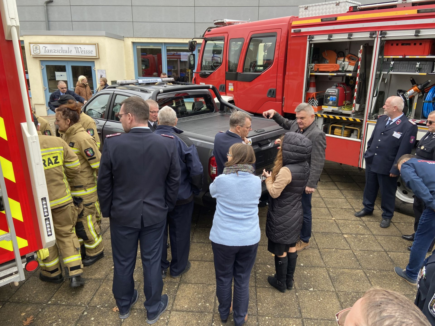aktive Mittagspause zur Statusveranstaltung in Weißwasser