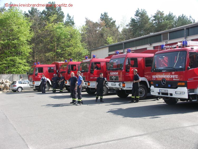 Ausbildung der Gefahrgutzüge in Weißwasser
