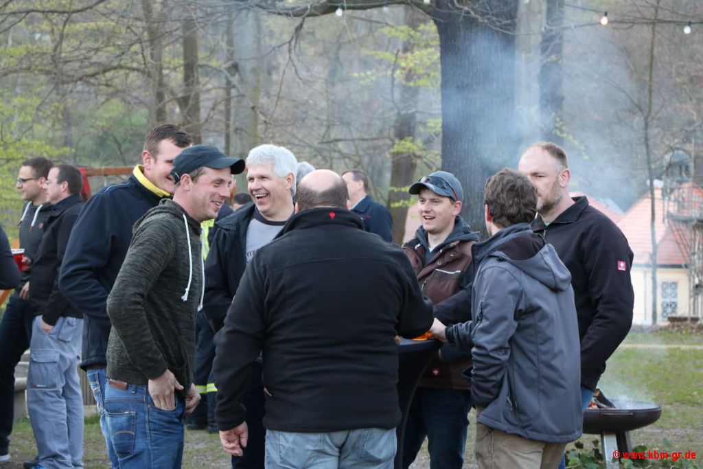 Dankeschön an beteiligte Feuerwehrleute für den Einsatz an der Turmvilla in Bad Muskau